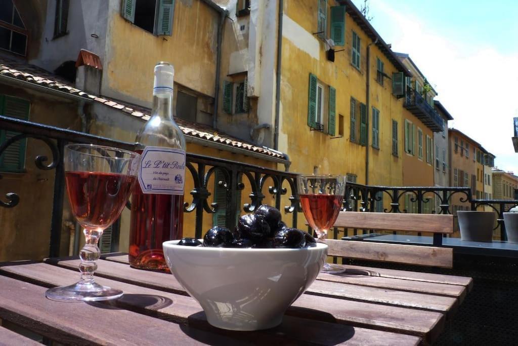 Homelivia, Vieux Nice, Appartement De Charme, Clim Balcon Esterno foto